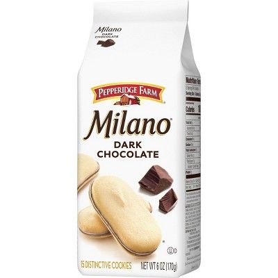 Double Dark Chocolate Cookies, Milk Chocolate Cookies, Pepperidge Farm Cookies, Milano Cookies, Farm Cookies, Dark Chocolate Cookies, Pepperidge Farm, Chocolate Sandwich, Chocolate Sandwich Cookies