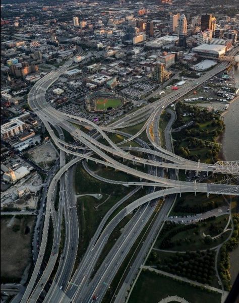 Louisville Spaghetti Junction before rebuild 2005 Louisville Kentucky, Nevada, Kentucky, City Photo, Spaghetti, Quick Saves