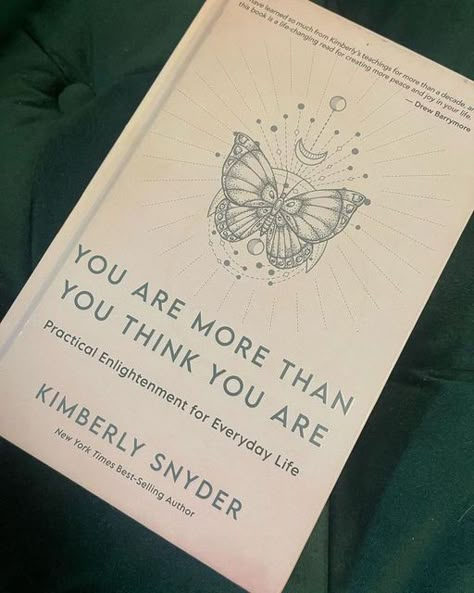 Jenta-Reads Community Library | Here are 7 lessons from You Are More Than You Think You Are: Practical Enlightenment for Everyday Life by Kimberly Snyder (Author) | Facebook Books Spirituality, Best Spiritual Books, Preschool Slp, Manifestation Books, Kimberly Snyder, Self Love Books, Metaphysical Books, Community Library, Book Bucket