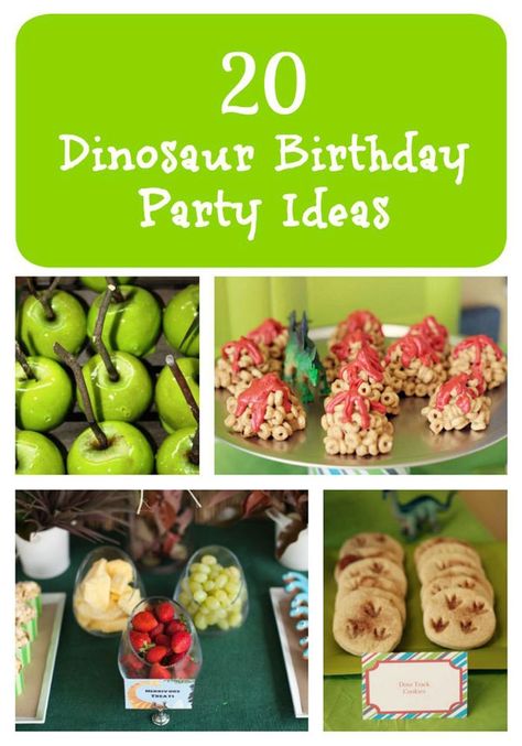 Dinosaur Birthday Party Food, Dinosaur Birthday Party Ideas, Dinosaur Party Ideas, Dinosaur Birthday Party Invitations, Party Ideas For Kids, Dinosaur Themed Birthday Party, Dino Birthday Party, Birthday Inspiration, Dinosaur First Birthday