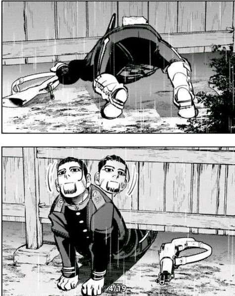 Ogata Hyakunosuke Manga, Golden Kamuy Ogata, Hyakunosuke Ogata, Ogata Hyakunosuke, Pet Ducks, Golden Kamuy, Art Folder, Just Wait, Pony Drawing