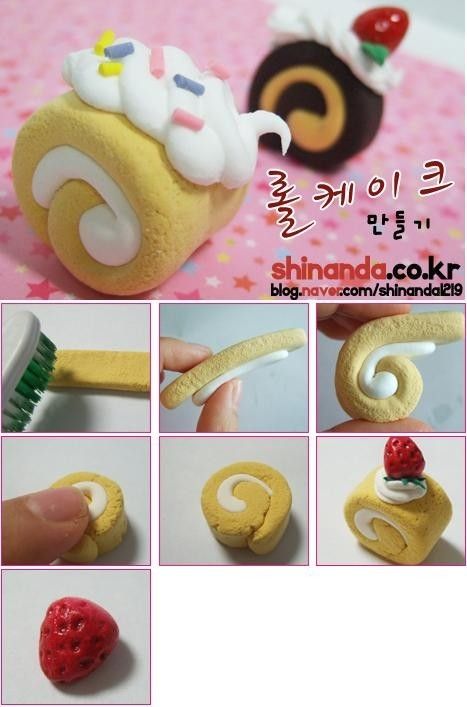 Polymer Clay Kunst, Crea Fimo, Polymer Clay Kawaii, Tanah Liat, Polymer Clay Diy, Polymer Crafts, Cute Polymer Clay, Polymer Clay Miniatures, Clay Food