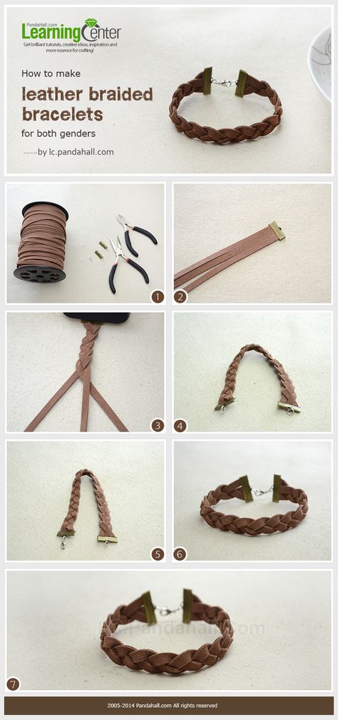 Braided Leather Bracelet Diy, Bracelet En Cuir Diy, Cord Bracelet Diy, Leather Bracelet Tutorial, Diy En Cuir, How To Make Leather, Braided Bracelet Diy, Suede Bracelet, Diy Leather Bracelet