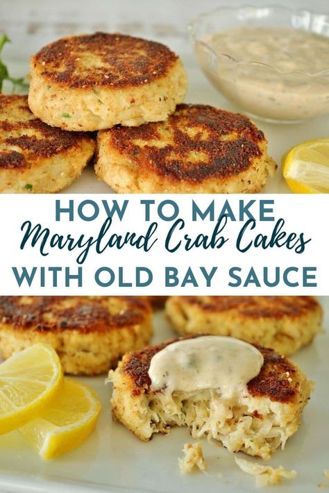 New England Crab Cakes, Maryland Crab Cake Sauce, Crabcakes Recipe Best Maryland, Crab Cakes Maryland Style, Easy Crab Cake Sauce, Old Bay Crab Cakes Recipes, Dipping Sauce For Crab Cakes, Crabcake Sauce Remoulade, Old Bay Crab Cake Recipe