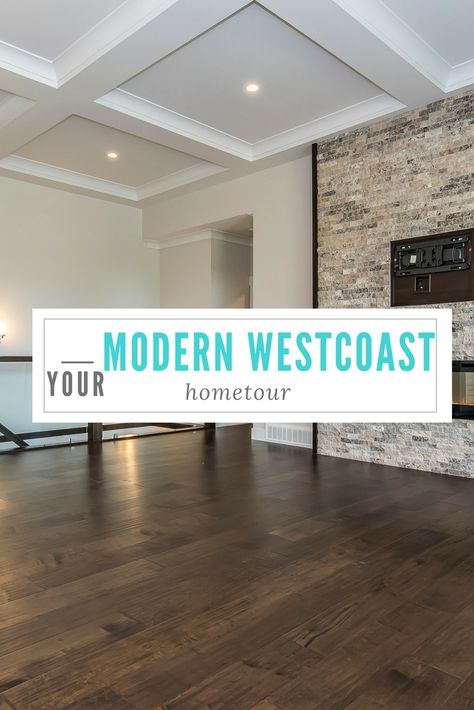 This modern Westcoast home was a home we built this spring. The trend of new homes locally is a modern exterior. That has set the tone for the inside of the home to be a modern style interior as well. As builders, we personally build a few homes a year. We try to keep it small enough to ... Read More about MODERN WEST COAST HOME TOUR West Coast Style Homes Interior Design, West Coast Style Homes, West Coast Style, West Coast Fashion, Coast Style, Modern Houses Interior, Modern Exterior, Home Tour, The Trend