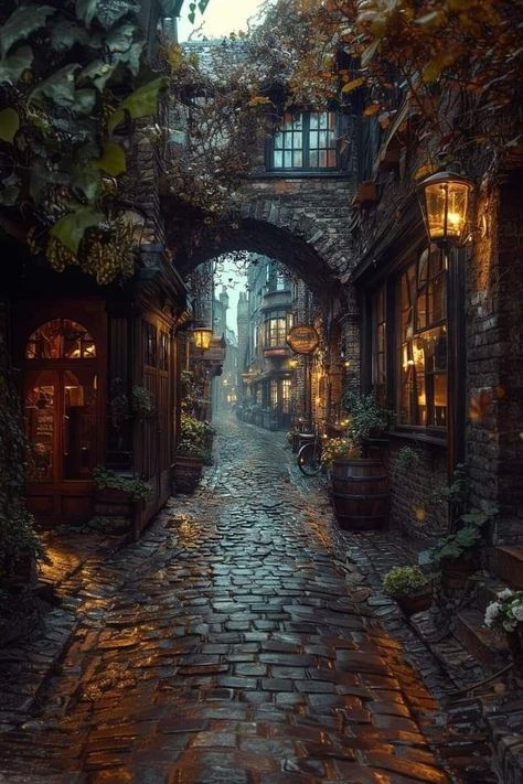 Medieval Village Aesthetic Dark, Fall Nature Wallpaper, Dark Wallpapers Aesthetic Iphone, Wallpapers Aesthetic Iphone, Dark Wallpapers Aesthetic, Witch City, Fairytale House, Fantasy Town, Dark Wallpapers