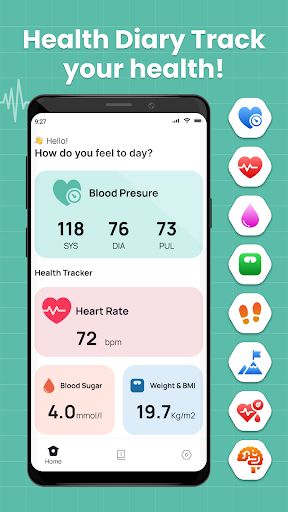 Health recorder app to track heart rate and blood sugar. Blood pressure tracker Health Tracker App, Blood Pressure Tracker, Blood Pressure App, Health Diary, Blood Sugar Tracker, Health Apps, Blood Glucose Meter, Weight Tracker, Medium App