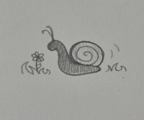 Snail Doodle, Easy Graffiti, Silly Drawings, Easy Graffiti Drawings, Drawings On Paper, Graffiti Drawings, Easy Sketches, Drawings Inspo, I Can't Draw