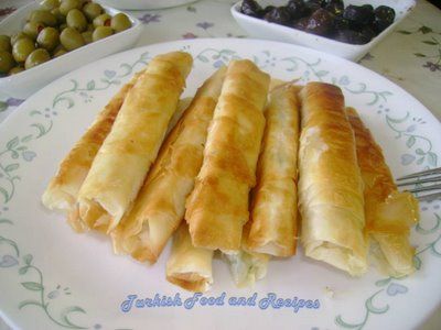 Turkish Cigar borek- cheese filled FILO dough Cheese Pastry, Wonderful Friend, Phyllo Dough, No Knead Bread, Cheese Fries, Yummy Dips, Middle Eastern Recipes, Turkish Recipes, Middle Eastern