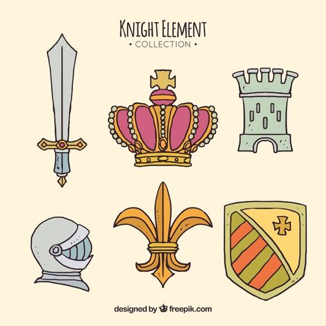 History Drawings Ideas, Royalty Drawing, Medieval Clipart, Medieval Doodles, Medieval Royalty, Medieval Drawing, History Drawing, Aesthetic Medieval, Medieval Banner