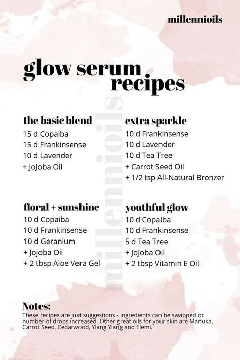 Face Serum Recipe, Essential Oil Diy, Diy Eye Cream, Essential Oils For Face, Essential Oil Beauty, Diy Glow, Aromatherapy Recipes, Face Routine, Young Living Essential Oils Recipes