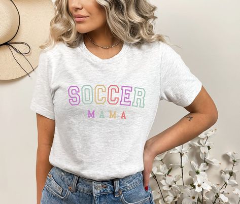 Excited to share this item from my #etsy shop: Soccer Mom Shirt, Soccer Mom Tshirt, Soccer Mama, Soccer Mom Gift, Team Mom Gifts Soccer, Mother's Day Gift, From Son To Mom From Daughter Homebody Shirt, Volleyball Shirts, Favorite Leggings, Volleyball Shirt, Mrs Shirt, San Jose Ca, Bella Canvas Tees, Nursing Shirts, Mama Shirt