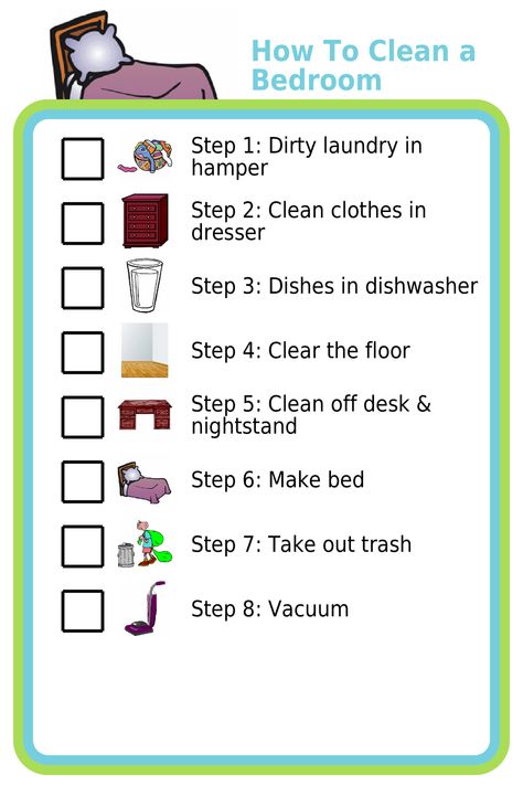 How To Clean Bedroom, After School Checklist, Free Printable Cleaning, Room Checklist, School Checklist, Clean Your Room, Kids Cleaning, House Cleaning Checklist, Chore Chart Kids