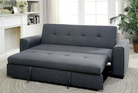 Sofa Stand, Sofa Come Bed, Sala Vintage, Sofa Cum Bed, Futon Cushions, Futon Decor, Leather Futon, Grey Sofa Bed, Bed Platform