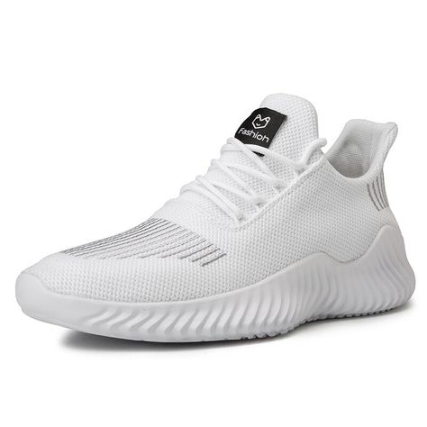 White Shoes For Men, Lightweight Running Shoes, White Shoes Sneakers, Orthopedic Shoes, Lightweight Sneakers, Breathable Sneakers, Mesh Shoes, Nike Sneakers, Shoes For Men