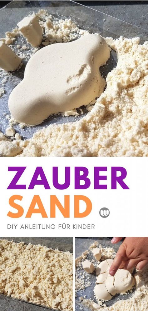 Moon Sand, Magic Sand, Diy Bebe, Fall Door Decorations, Kinetic Sand, Handprint Crafts, Door Decorations Classroom, Diy Cosmetics, Bunny Crafts