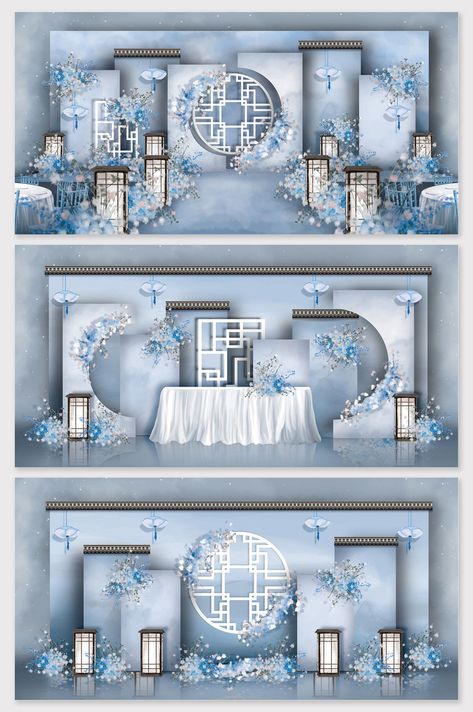 Chinese Wedding Backdrop, Prewed Concept, Sangjit Decoration, Asian Wedding Decor, Pastel Wedding Theme, Chinese Wedding Decor, Adat Jawa, Wedding Hall Decorations, Fantasy Furniture