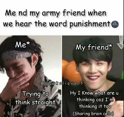 Bts Hairstyle, Childhood Memories Aesthetic, Army Jokes, Bts Lyrics Quotes, Army Quotes, Bts Memes Hilarious, Friends Forever Quotes, So Me, Funny Kpop Memes