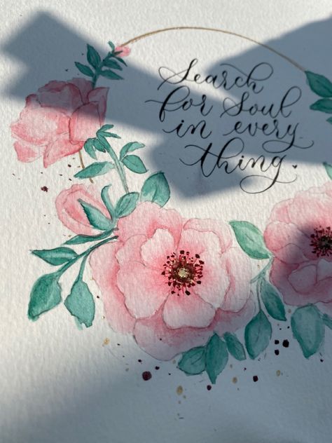 Modern calligraphy with delicate pastel watercolours flowers 🌸🫶🏻✨ Watercolours Flowers, Watercolour Calligraphy, Calligraphy Writing Styles, Watercolour Florals, Hand Lettering Worksheet, Calligraphy Writing, Hand Calligraphy, Watercolor Calligraphy, Page Borders Design