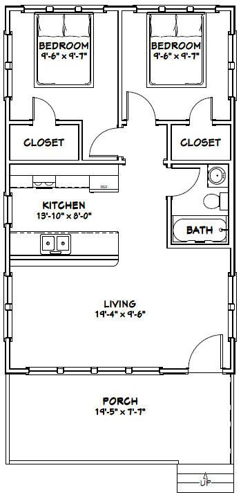 Simple Shed, Cabin Floor, Cabin Floor Plans, Small House Floor Plans, Shed Kits, Tiny House Floor Plans, Tiny Home Ideas, Cottage Plan, Houses Plans