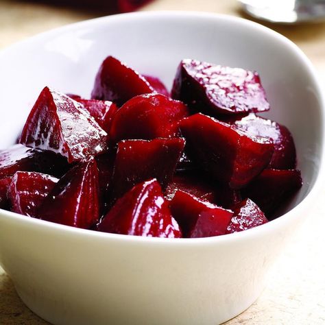 Brown Sugar-Glazed Beets Glazed Beets Recipe, Brown Sugar Glaze, Beet Recipes, Veggie Side Dishes, Idee Pasto Sano, Vegetable Sides, Veggie Dishes, Canned Food, Vegetable Side Dishes