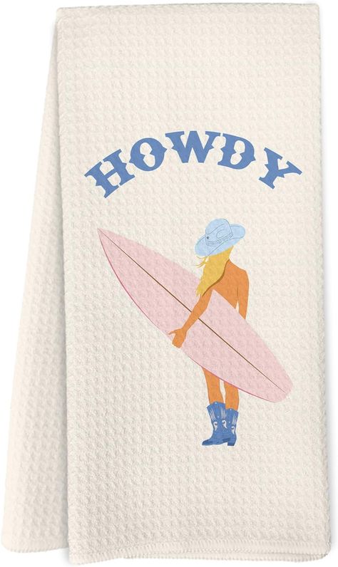 Coastal Cowgirl Kitchen Towels, Howdy Cowgirl Western Dish Hand Tea Towels for Kitchen Decor, Preppy Cowgirl Decorative Kitchen Towels, Coastal Cowgirl Decor for Bathroom Kitchen, 16x24inch Cowgirl Kitchen, Coastal Cowgirl Decor, Preppy Cowgirl, Modern Kitchen Towels, Leather Reclining Sectional, Clean Countertops, Cowgirl Decor, Modern Towels, Decor For Bathroom