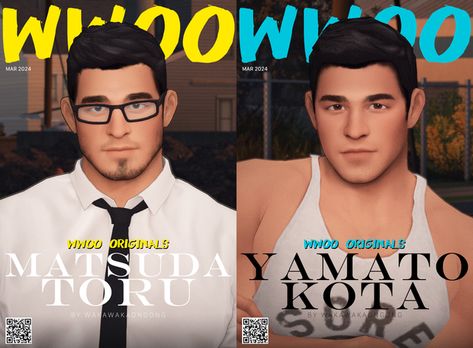 [WWOO] MATSUDA & YAMATO | Patreon Sims 4 Cc Himbo, Cod Sims 4 Cc, Femboy Sims 4 Cc, Male Sims 4 Cc Patreon, Sims 4 Men Clothing, Sims 4 Male Clothes, The Sims 4 Skin, Sims 5, Free Sims 4