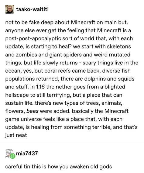 Minecraft Theories, Fictional World Ideas, Minecraft Humor, Escape From Reality, Minecraft Lore Ideas, Minecraft End Poem, Minecraft Book, Minecraft Lore, Minecraft Quotes