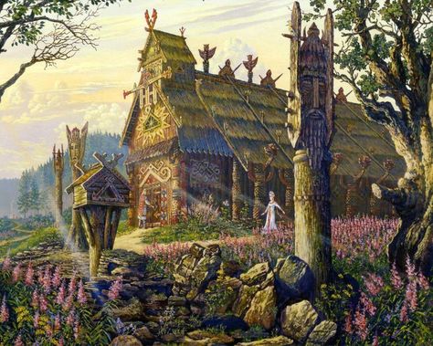 THE ART OF VSEVOLOD IVANOV – SOVEREIGN SONS OF HYPERBOREA Slavic Art, Slavic Paganism, Slavic Mythology, Slavic Culture, Cthulhu Mythos, Russian History, Mythology Art, Mystical Art, Neil Gaiman