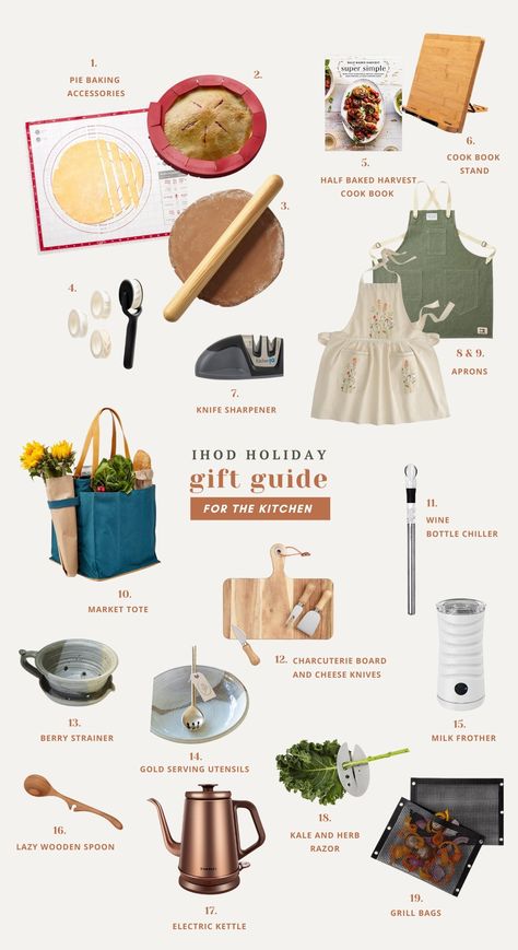 Holiday Gift Guide: For the Kitchen - In Honor Of Design Cook Gifts, Recipe Gift, Cooking Gifts, 2023 Photo, Gift Catalog, Berry Pie, Bookclub Gifts, Gift Inspo, Personal Aesthetic