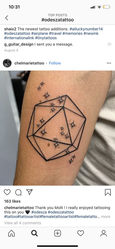 Odesza Tattoo, Geometric Tattoo, Cool Tattoos, Tatting, Tattoos