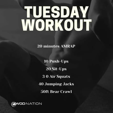 Tuesday Crossfit Workout, Accessory Workout, 4 Day Workout, Crossfit Workouts Wod, Emom Workout, Tuesday Workout, Crossfit Workouts At Home, Amrap Workout, Monday Workout