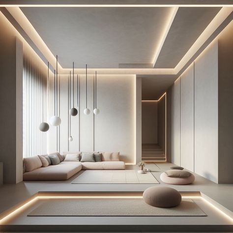 False Ceiling Design Bedroom Modern, Minimalist Ceiling Design Bedroom, Floating Ceiling Design, Minimal Ceiling Design Bedroom, False Ceiling Modern Design, Living Room False Ceiling Ideas, Plaster Ceiling Design Modern, Celing Roof Design For Bedroom, Minimal False Ceiling Design