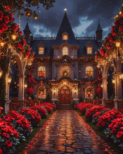 Merry Christmas | 🎄Can’t wait for Christmas Morning 🎄 * * * * * * This image belongs to me. Please credit me for reposting @msmerrychristmasjoy *Please… | Instagram Christmas Castle Aesthetic, Royal Christmas Aesthetic, Tiny Glade, Christmas Building, Christmas Castle, Royal Christmas, Castle Aesthetic, Christmas Lovers, Christmas Images