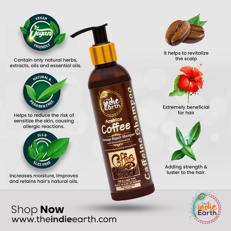 Hair Oil Advertisement, Reduce Dandruff, Grocery Ads, Graphic Design Inspiration Poster, Fragrance Lab, Coffee Hair, Coffee Ingredients, Natural Hair Oils, Graphic Design Ads