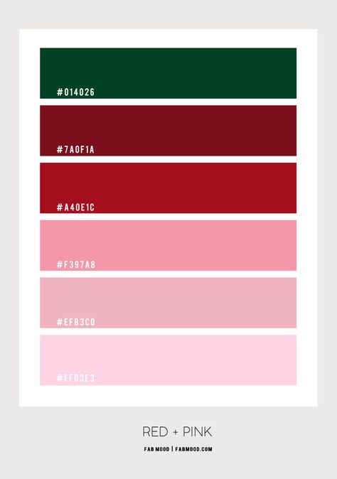 Pink and Red Colour Scheme – Colour Palette #90 1 - Fab Mood | Wedding Colours, Wedding Themes, Wedding colour palettes Pink Red Green Color Palette, Pink And Red Color Palette, Red And Pink Color Palette, Red And Green Color Palette, Wedding Color Schemes Red, Aesthetic Colour Palette, Red Colour Scheme, Summer Colour Palette, Yellow Building