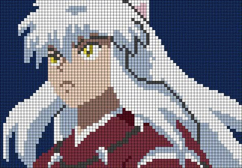 Alpha Graph, Anime Cross Stitch, Crochet Grid, Anime Pixel, Make Friendship Bracelets, Perler Art, Pixel Art Templates, Pixel Drawing, Pixel Crochet