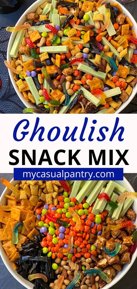 Sweet And Salty Snacks, Snack Combinations, Candy Corn Recipe, Leftover Halloween Candy, Party Spread, Salty Treats, Creative Desserts, Salty Snacks, Witches Brew