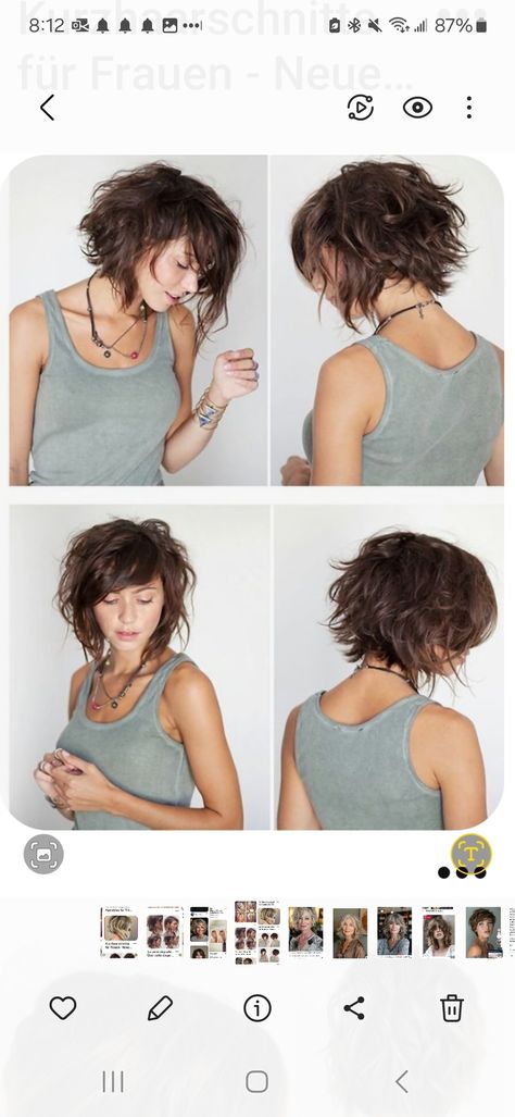 Asymetrical Haircut, Medium Hairs, Hair Styles Ideas, Chin Length Haircuts, Short Shag Hairstyles, Haircut Short, Bob Haircut For Fine Hair, Styles Ideas, Edgy Short Hair