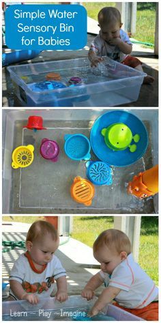 Summer Sensory Play, Crafts For Summer, Summer Sensory, Baby Sensory Play, Toddler Sensory, Playing Outside, Water Games, Sensory Bin, Water Water