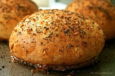 Poppy Seed Buns Recipe, Super Bowl Sandwiches, Poppy Seed Buns, Frozen Bread Dough, Braided Bread, Seed Bread, Grilled Onions, Bread Bun, Small Town Girl