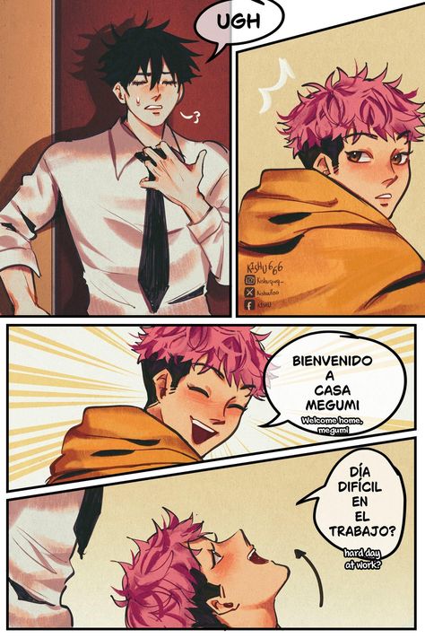 – yuji and megumi from #jujutsukaisen ! by KishuuToo on twitter Yuji ×megumi, Toji X Itadori, Itafushi Fanart Spicy, Itafushi Comic, Megumi X Yuji Spicy, Megumi X Itadori, Itafushi Fanart, Yuji And Megumi, Megumi X Yuji