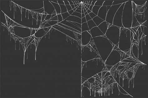 Large white torn spider web on black bac... | Premium Vector #Freepik #vector #background #halloween #black #web Halloween Scenery, Spider Web Drawing, Spider Drawing, Spider Web Tattoo, Background Halloween, Web Tattoo, Spider Art, Halloween Black, Creepy Cute