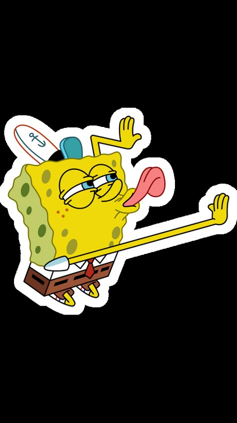 Spongebob Lick Template, Spongebob Lick, Spongebob Cool, Cool Spongebob, Spongebob Stickers, Sticker Spongebob, Spongebob Squarepants Meme, Spongebob Art, Yellow Cartoon Characters