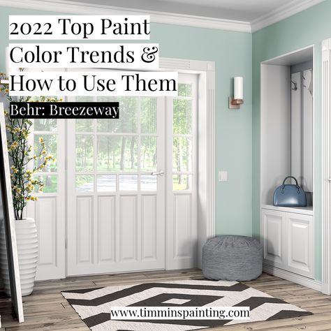 Behr Paint Colors 2022 Trends, Paint Colors For Home Behr, Behr Breezeway Paint, Behr 2022 Color Trends, Trending Paint Colors For 2022 Behr, Bedroom Colors 2022 Trends Behr, Behr Breezeway, Behr 2022 Color Of The Year, 2022 Paint Color Trends