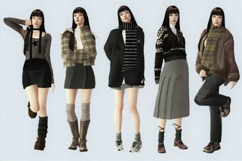 Sims 4 Clothes Cc Pack, Sims 4 Jacket Accessory, Sims 4 Cc Lookbooks Clothing, Sims 4 Boots, Sims Blender, Sims 4 Outfits, Sims Face, Ts4 Lookbook, Sims 4 Cc Goth