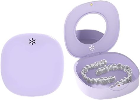 Amazon.com: JOYSTOR Retainer Case with Vent Holes, and Mirror, Cute Slim Aligner Case Night Mouthguard Case, with Retainer Removal Tool, Chewie & Brush, for Women & Men, Purple : Health & Household Retainer Case, Mouth Guard, Removal Tool, Locs, Women Men, Apartment, Mirror, For Women, Health