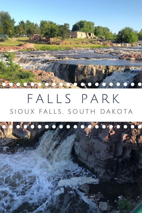 Falls Park Sioux Falls, South Dakota Road Trip, South Dakota Vacation, South Dakota Travel, Sioux Falls South Dakota, City Parks, Okanagan Valley, Vacation Days, Autumn Park