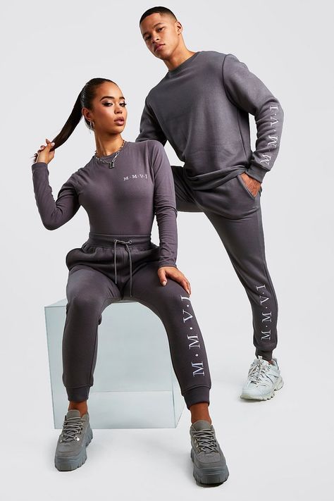 Unisex Clothing Fashion, Streetwear Photoshoot, Matching Sweats, Couple Fits, Country Girls Outfits, Cute Lazy Outfits, Matching Couple Outfits, Matching Couple, Clothing Mockup