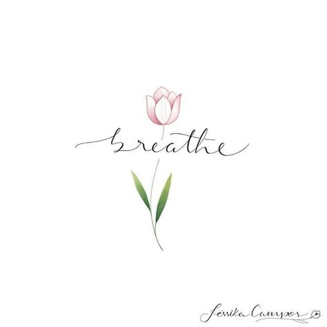 Just Breathe Tattoo, Disney Tattoo, Tattoo Set, Tattoo Fonts, Mini Tattoos, Minimalist Tattoo, Tiny Tattoos, Floral Flower, Wrist Tattoos